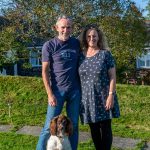 Barry, Kirsty and Peanut at Rowse Farm Holiday Cottages, Cornwall